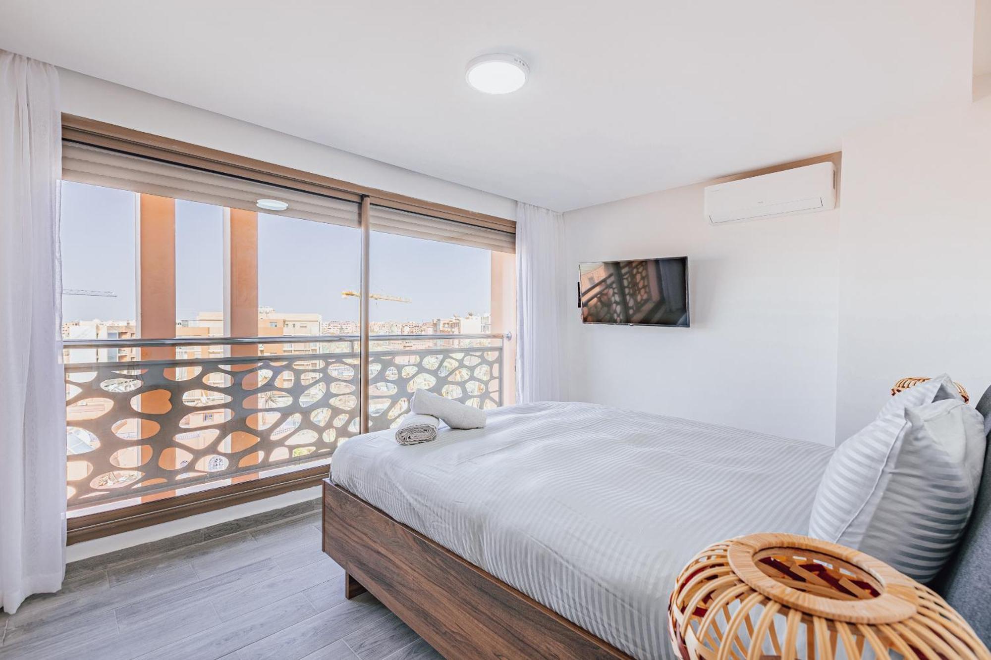 Migdal Gueliz Apart Hotel Marrakesh Exterior photo